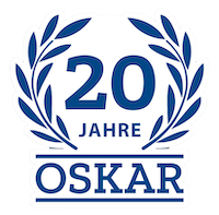 Logo 20 Jahre Oskar